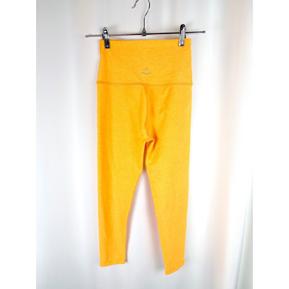 Beyond Yoga Spacedye High Waisted Capri Leggings Bright Citrus Heather Small